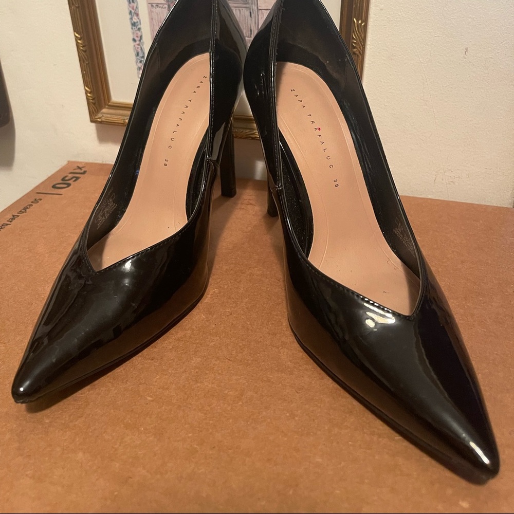By Zara Trafaluc. Patent leather. Gorgeous heels